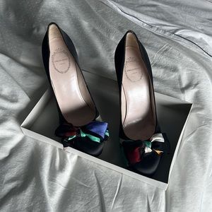 Emilio Pucci silk heels